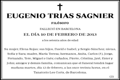 Eugenio Trias Sagnier